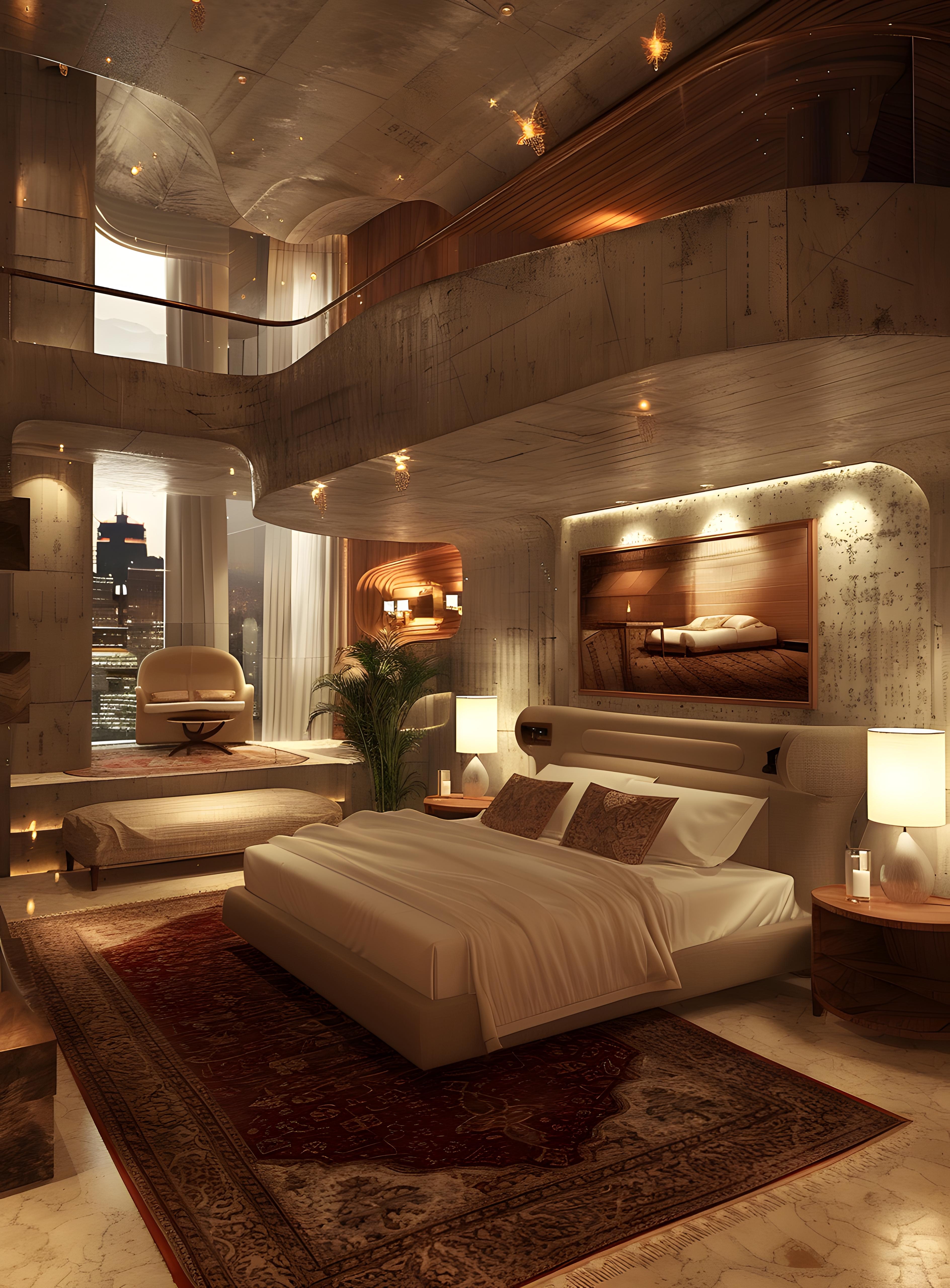 Boutique short-let bedroom